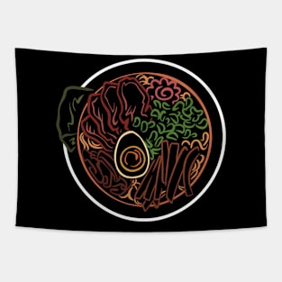 Ramen bowl Tapestry