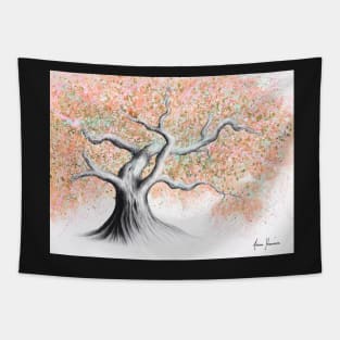 Sunshine Peach Tree Tapestry