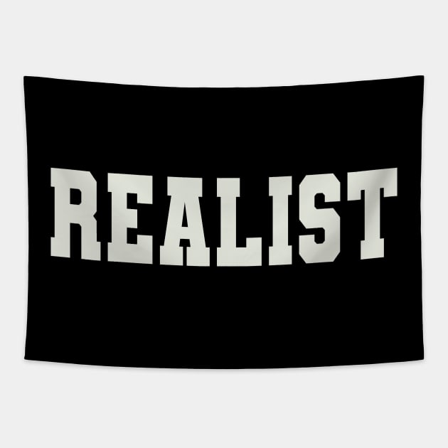 Realist Word Tapestry by Shirts with Words & Stuff