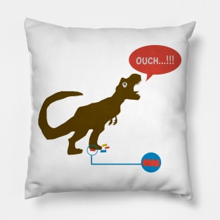 funny dinosaur lego Pillow