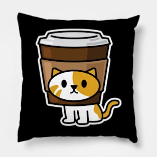 Coffee Cat Pillow