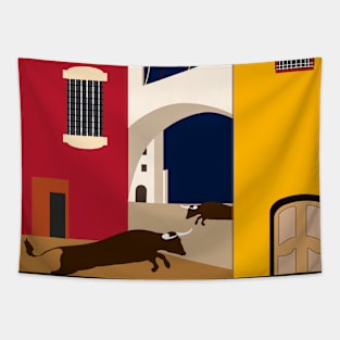 Spain Vintage Travel Poster Tapestry