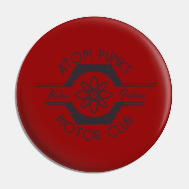 AtomPunks Motor Club - Dark Pin by monkeyminion