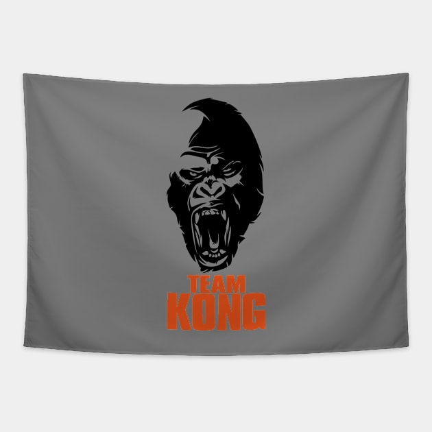 Godzilla vs Kong - Official Team Kong Neon Tapestry by Pannolinno