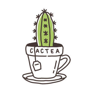 Cactea Cactus and Tea T-Shirt