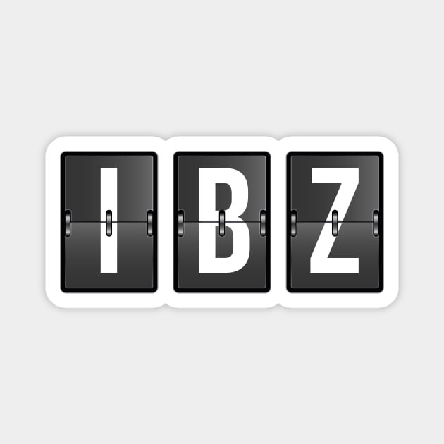 IBIZA / IBZ Destination Magnet by ByMine