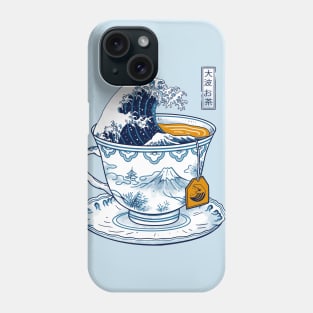 Great Tea Wave Back Print Phone Case