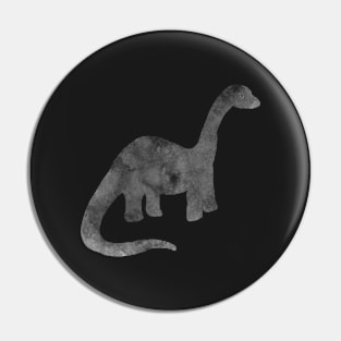 black/gray watercolor brachiosaurus dinosaur Pin