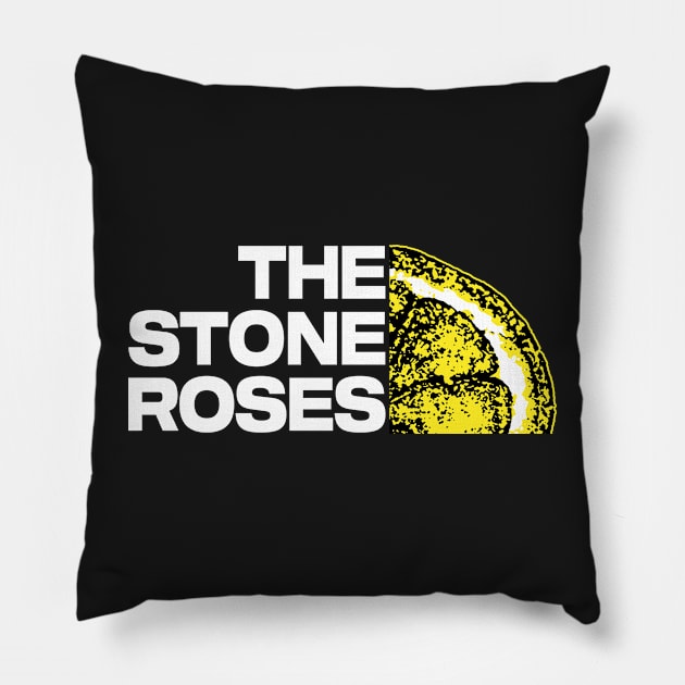 Stone Roses Merch The Stone Roses TSR Logo Pillow by L-Ison