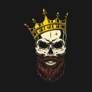 Skull wearing a crown T-Shirt