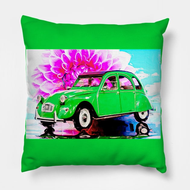 2CV aka Deudeuche Pillow by DeVerviers