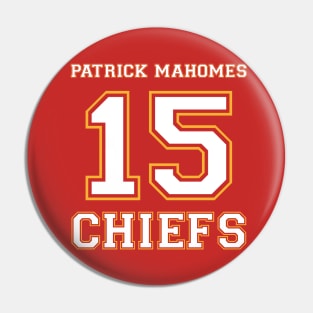 PATRICK MAHOMES N° 15 Pin