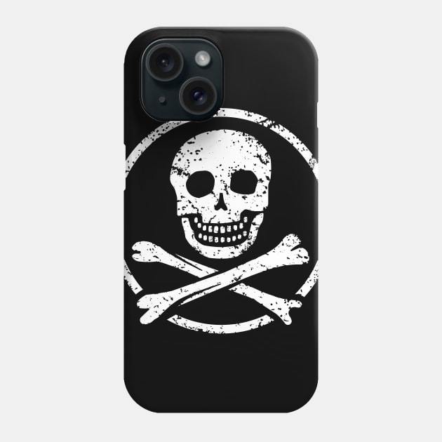 Skull & Crossbones Phone Case by IncognitoMode