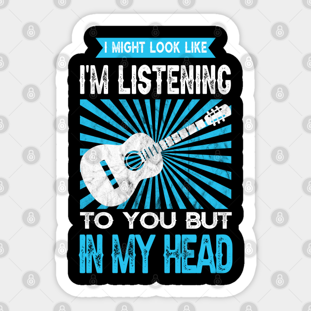 I Might Look Like Im Listening to You Music Oboe Vinyl Sticker Decal I Might Look Like Im Listening to You Music Oboe Vinyl Sticker Decal