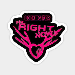 Looking For...Mr Right Now Front Only Magnet