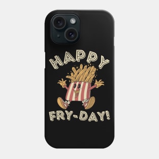 Happy Fry-Day Embrace the Retro French Fries Vibes Phone Case