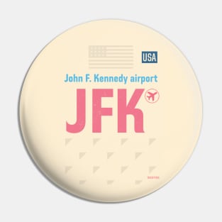 New York airport JFK Pin