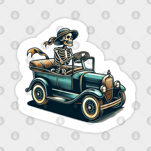 Skeleton Magnet by Vehicles-Art