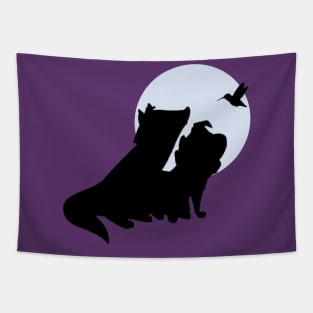 Blue Corn Moon Tapestry