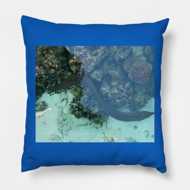 I'm feeling eely good! Pillow by HFGJewels