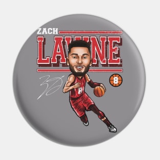 Zach Lavine Chicago Cartoon Pin