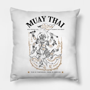 Kickboxing Tattoo Muay Thai Sak Yant Monkey King Pillow