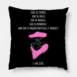 She is Fierce | Empowering Pillow