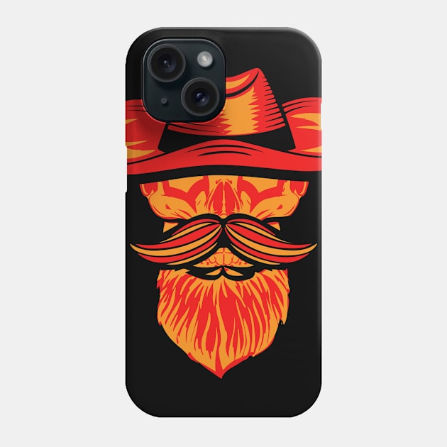 skull barber Phone Case by megadeisgns