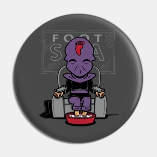 Foot Soldier Spa Funny Kawaii Relaxation Villain Cartoon Pin