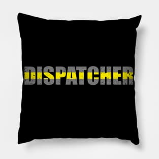 911 Dispatcher Thin Gold Line Pillow