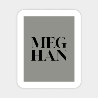 Meghan Markle Bold Print Magnet