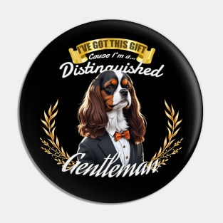 The Distinguished Cavalier King Charles Gentleman Pin