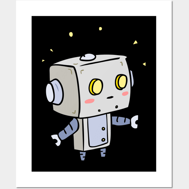sketch of cartoon cute robot icon over white background, vector  illustration Stock Vector Image & Art - Alamy