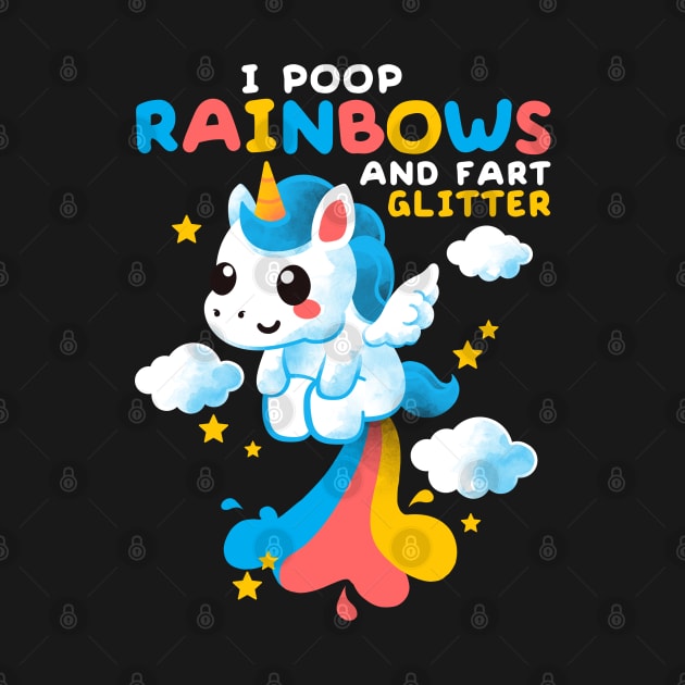 Unicorn pooping rainbows by NemiMakeit