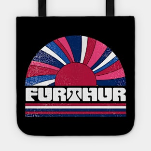 Furthur Proud Name Personalized Retro Flowers Beautiful Tote