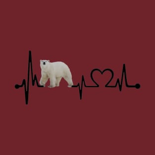 Ice Baer Heartbeat Art Gift Tshirt Fridays For Future T-Shirt