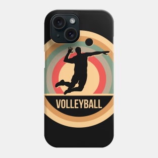 Retro Vintage Volleyball Gift For Volleyball Players Phone Case