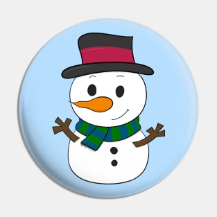 Frosty The Snowman Pin