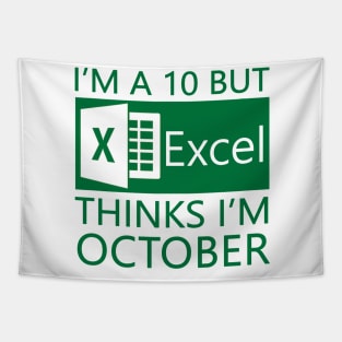 I'm a 10 but Excel thinks I'm October Tapestry