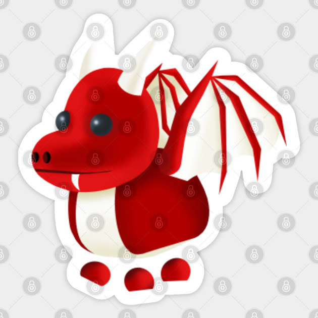 Adopt Me Dragon Adopt Me Aufkleber Teepublic De - roblox adopt me trade pictures empty