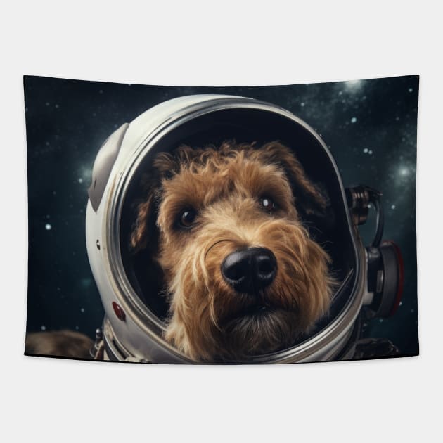Astro Dog - Welsh Terrier Tapestry by Merchgard