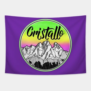 Cristallo Massif Mountains Tapestry