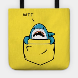 Funny Shark WTF Tote