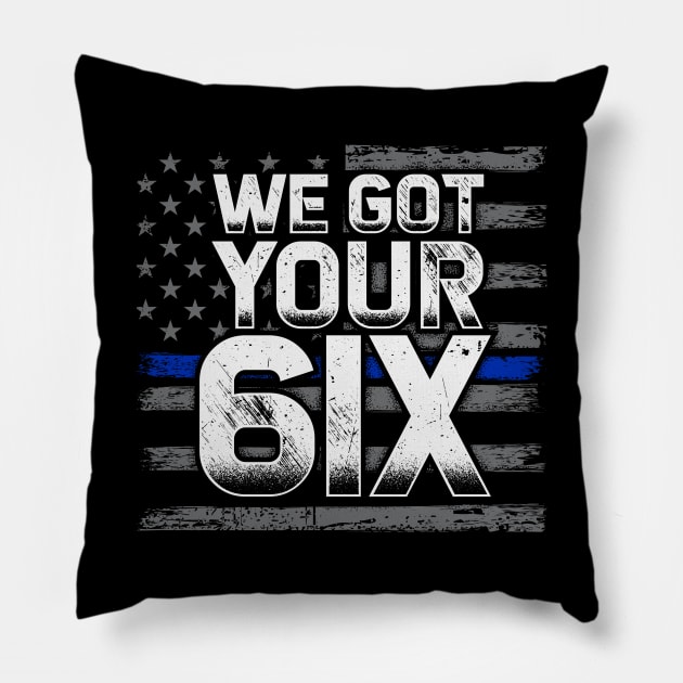 We got your 6 Pillow by XXII Designs