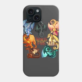 Wings of Fire: Jade Winglet Dragonets (with Logo) Phone Case