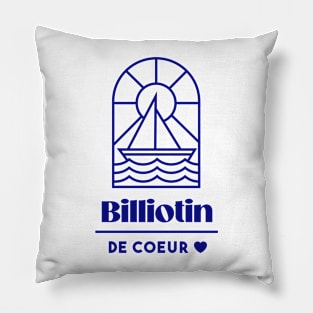 Billiotin of hearts - Brittany Morbihan 56 Sea Holidays Beach Pillow