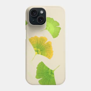 Leaves of Ginkgo biloba Phone Case