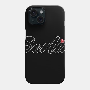 Berlin Heart Love Vacation Tourist City Trip Gift Phone Case