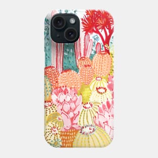 Sorbet Cactus Garden Phone Case