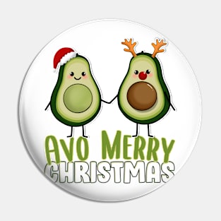 Christmas Avocados Avo Merry Christmas Pin